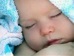 Slapende baby